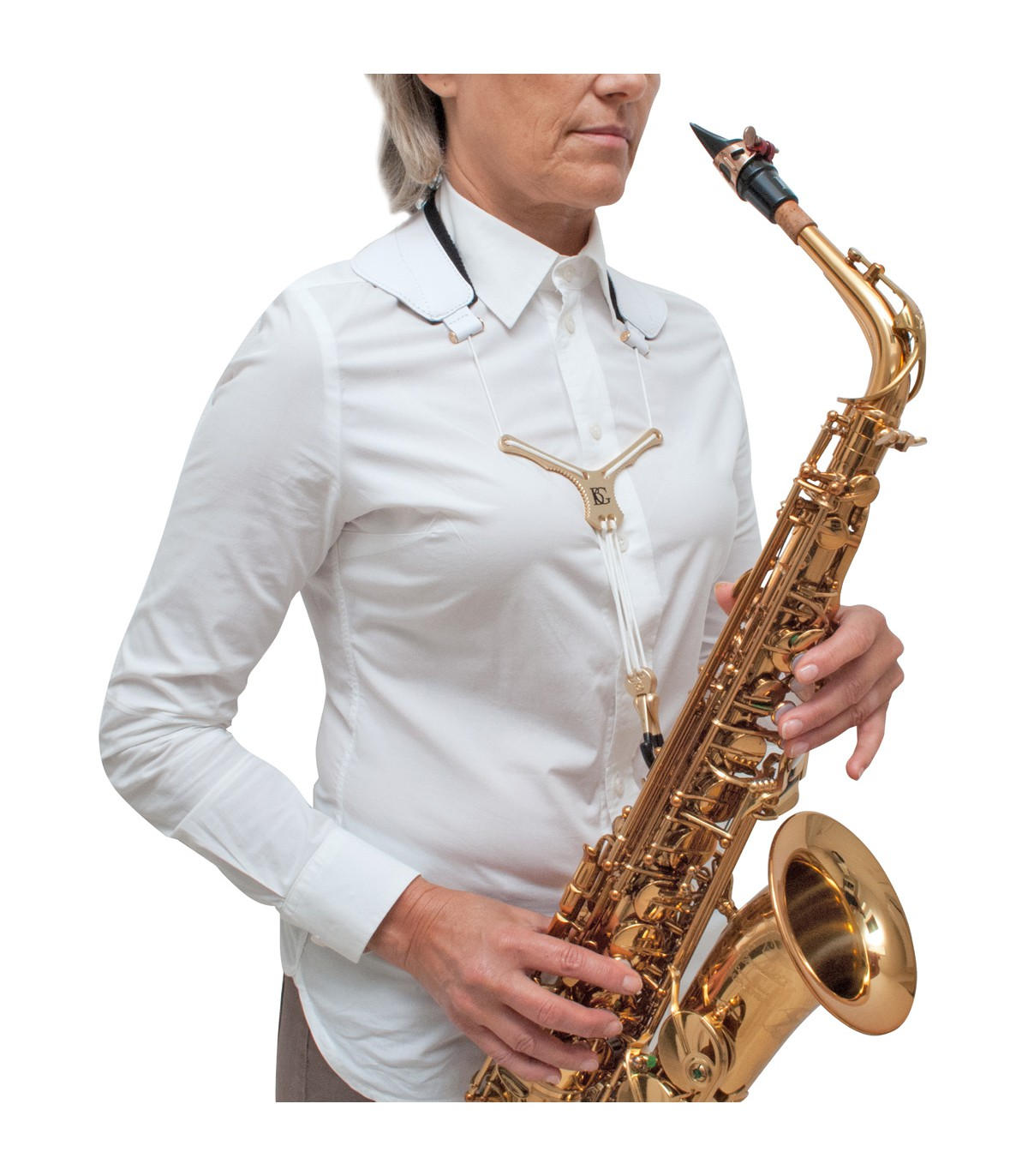 Colgante BG S78YMSH Yoke para Saxofón Alto/Tenor/Soprano-0