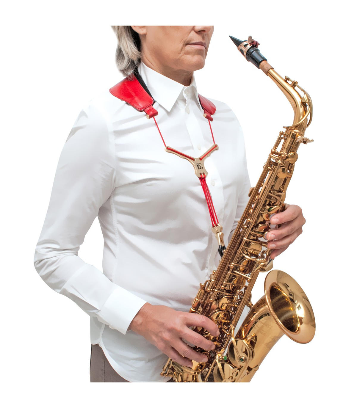 Colgante BG S79YMSH Yoke para Saxofón Alto/Tenor/Soprano-0