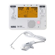 Metrónomo Afinador Korg TM-70C Blanco