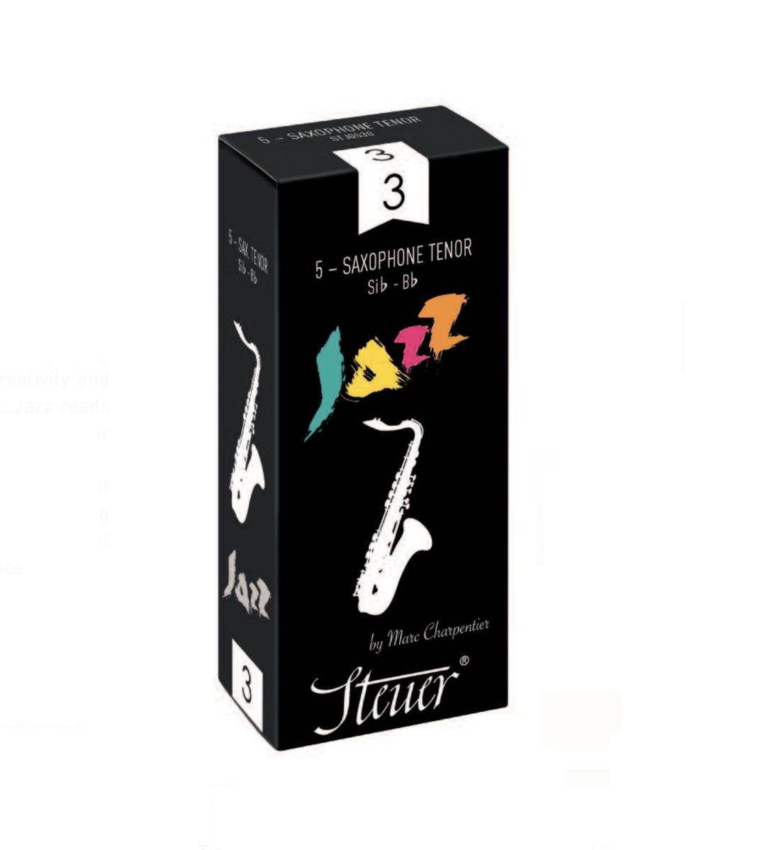 Caja de 5 cañas STEUER Jazz para Saxofón tenor