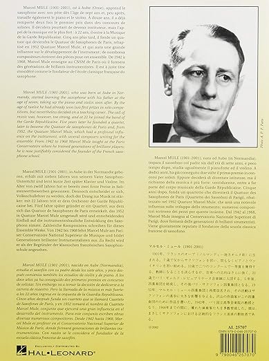 Piezas Célebres para Saxofón Alto y Piano Libro 1 M. MULE-0