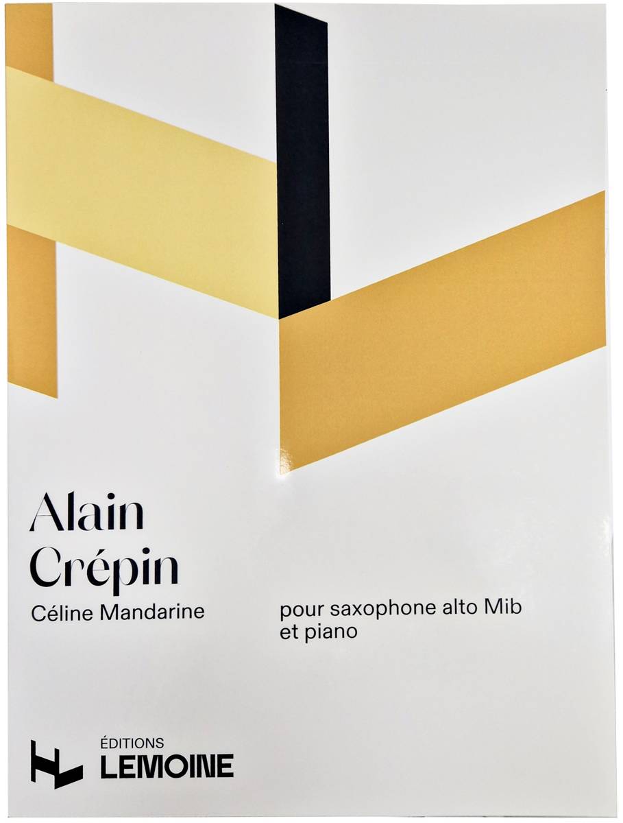 Céline Mandarine para Saxofón Alto y Piano A. CRÉPIN