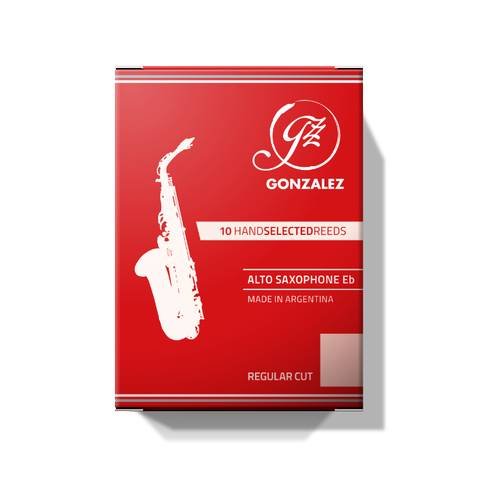 Caja de 10 cañas GONZALEZ RC para Saxofón Alto
