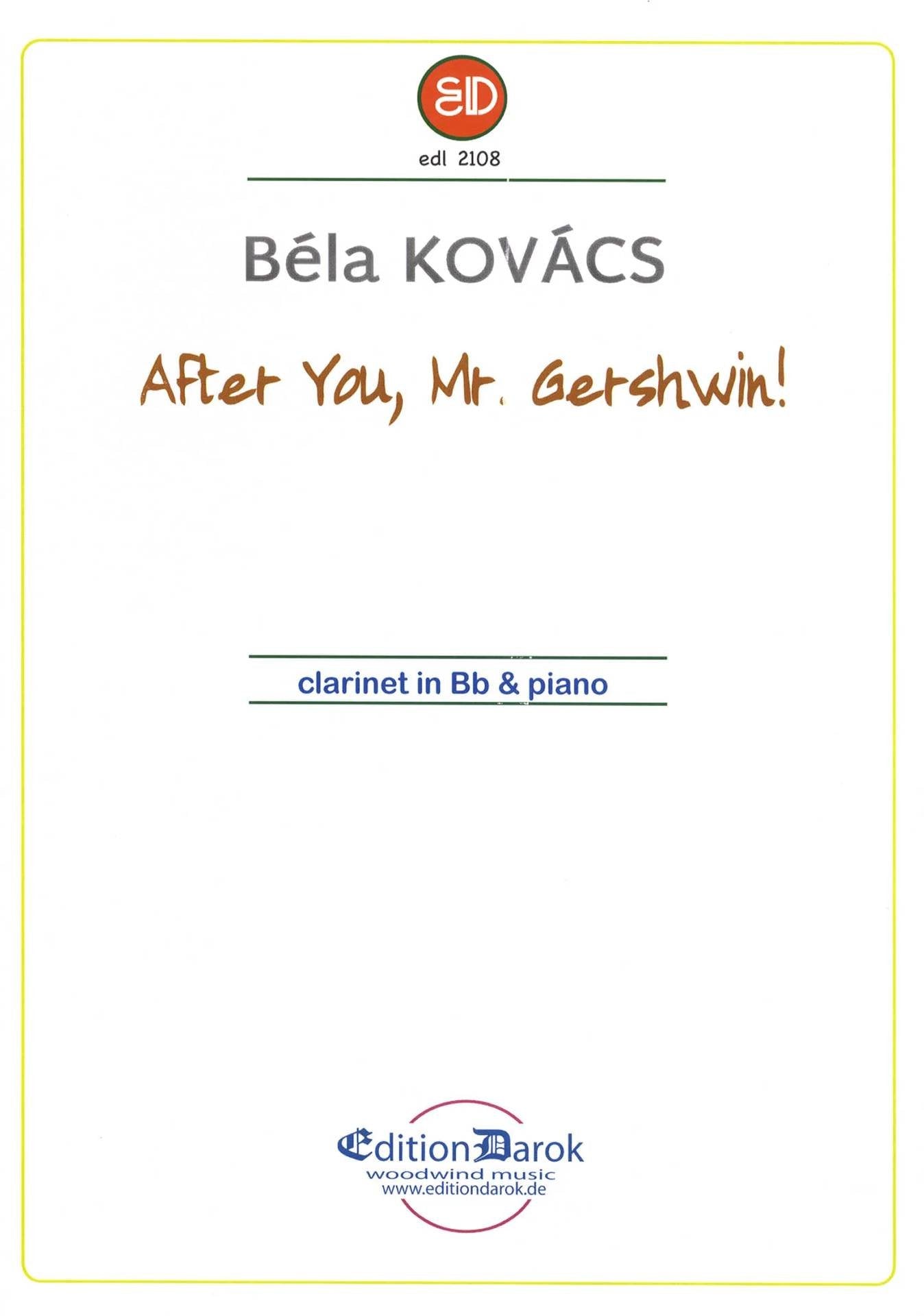 After you, Mr. Gershwin! KOVÁCS