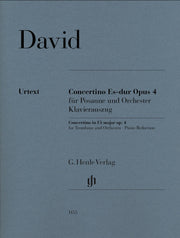 Concertino E flat major op. 4 Trombone and Orchestra FERDINAND DAVID