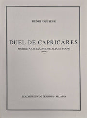 Duel de Capricares para Saxofón Alto y Piano HENRI POUSSEUR