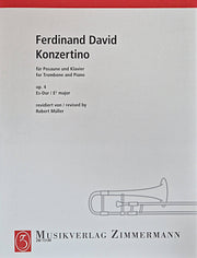 Konzertino for Trombone and Piano op. 4 E flat major FERDINAND DAVID