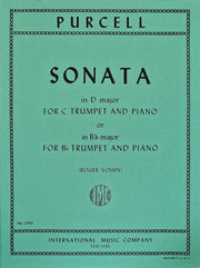 Sonata para trompeta Do/Sib y piano PURCELL