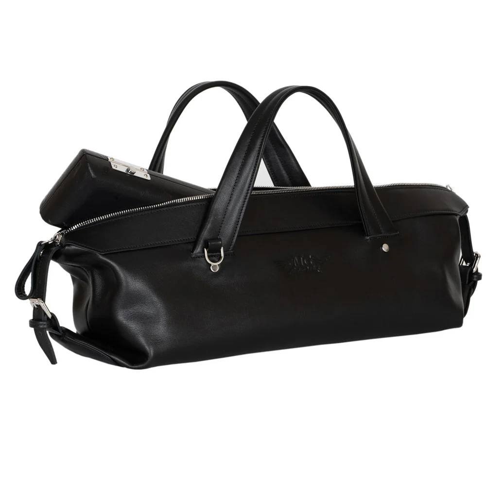 Funda MG Detroit Leather para 2 estuches de Flauta