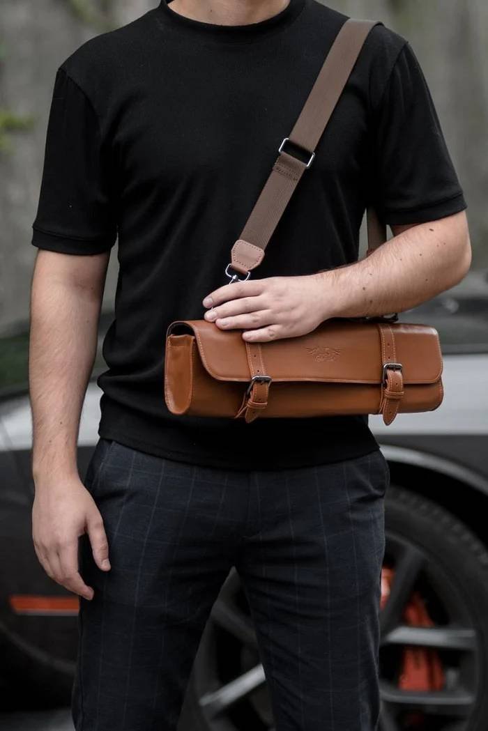Funda MG Detroit Leather Classic para estuche Flauta