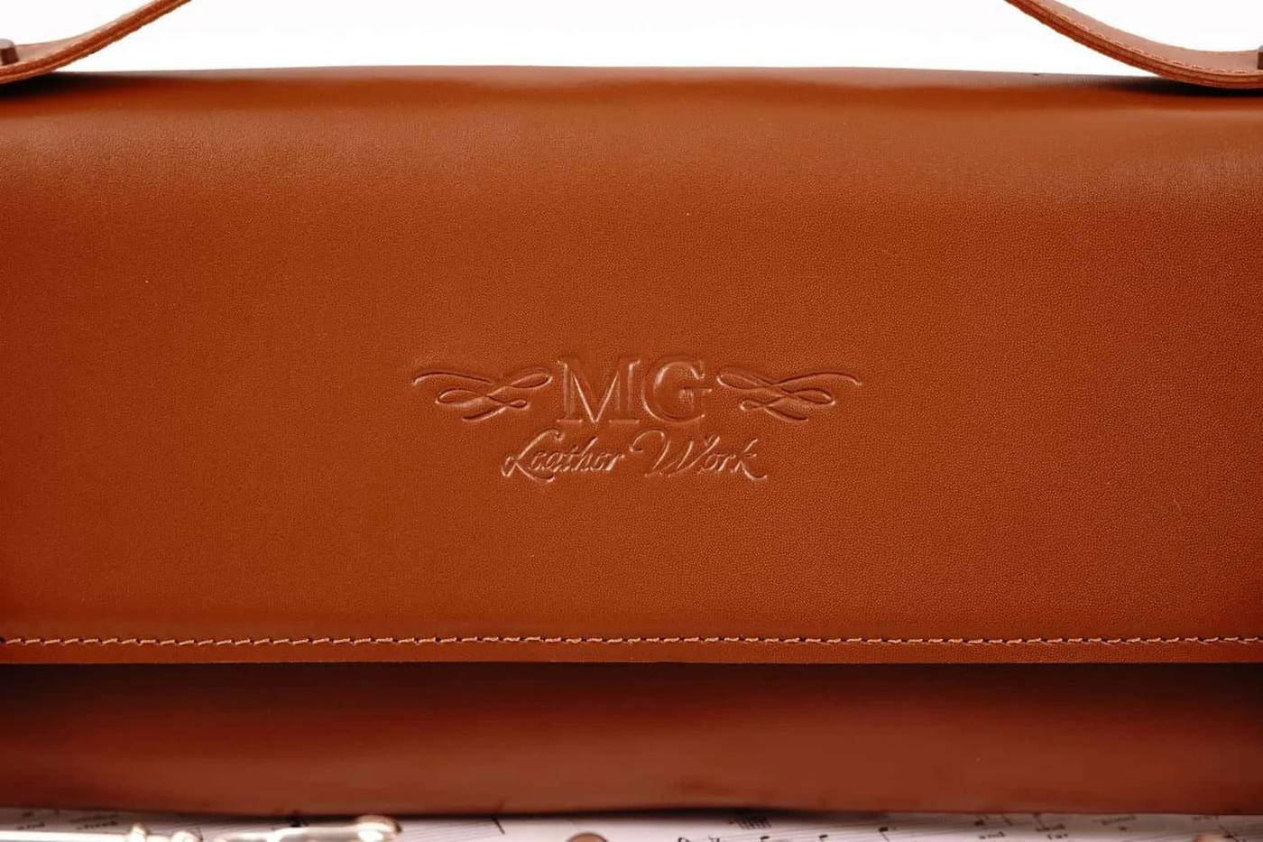Funda MG Detroit Leather Classic para estuche Flauta