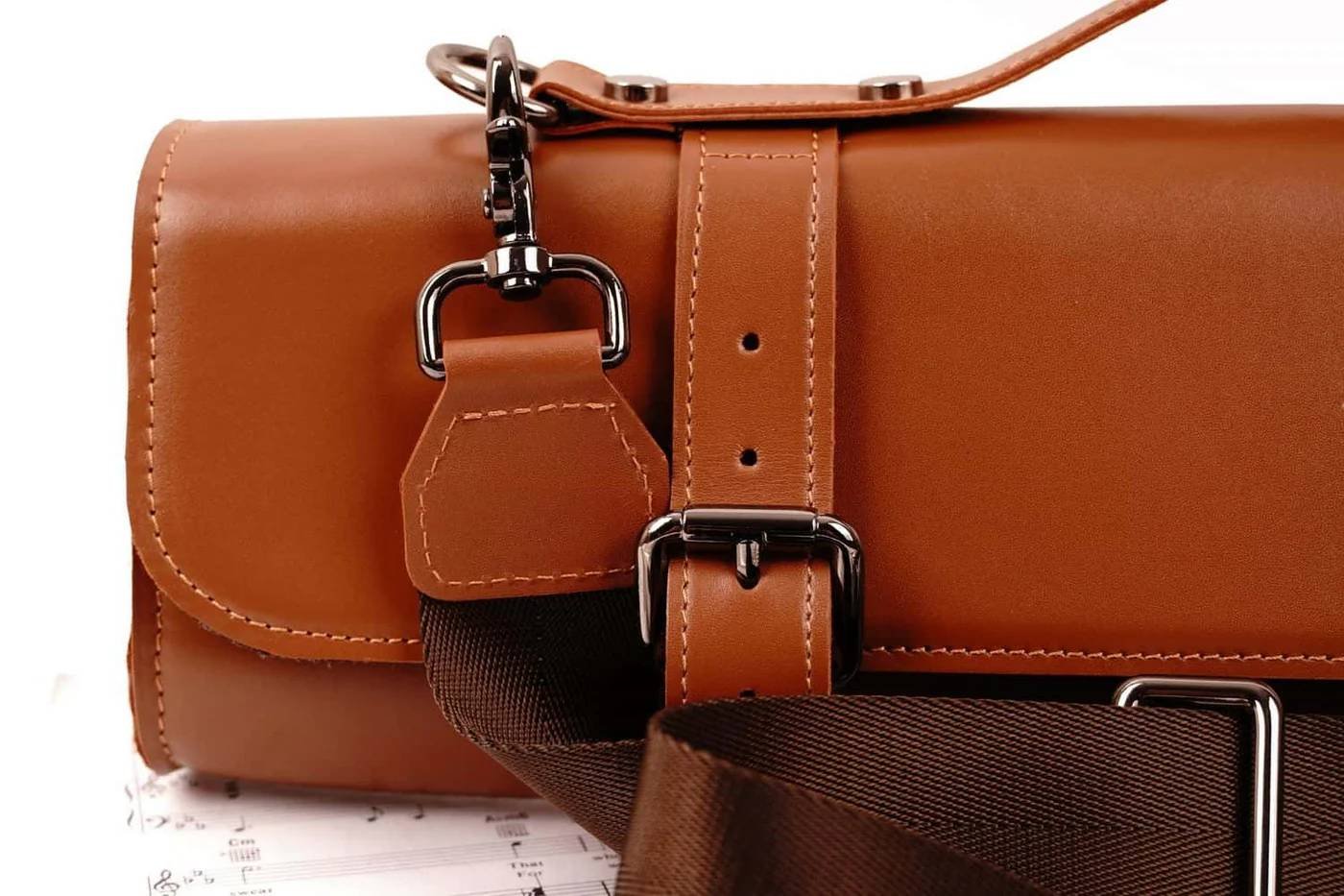 Funda MG Detroit Leather Classic para estuche Flauta
