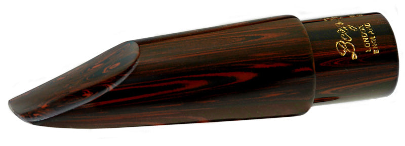 Boquilla Berg Larsen Grained Ebonite para saxofón soprano