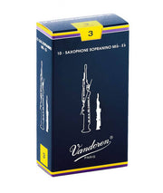 Caja de 10 cañas VANDOREN Tradicional para Saxofón sopranino