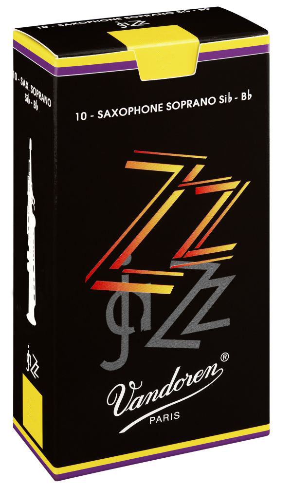 Caja de 10 cañas VANDOREN ZZ para Saxofón Soprano