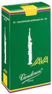Caja de 10 cañas VANDOREN Java para saxofón soprano