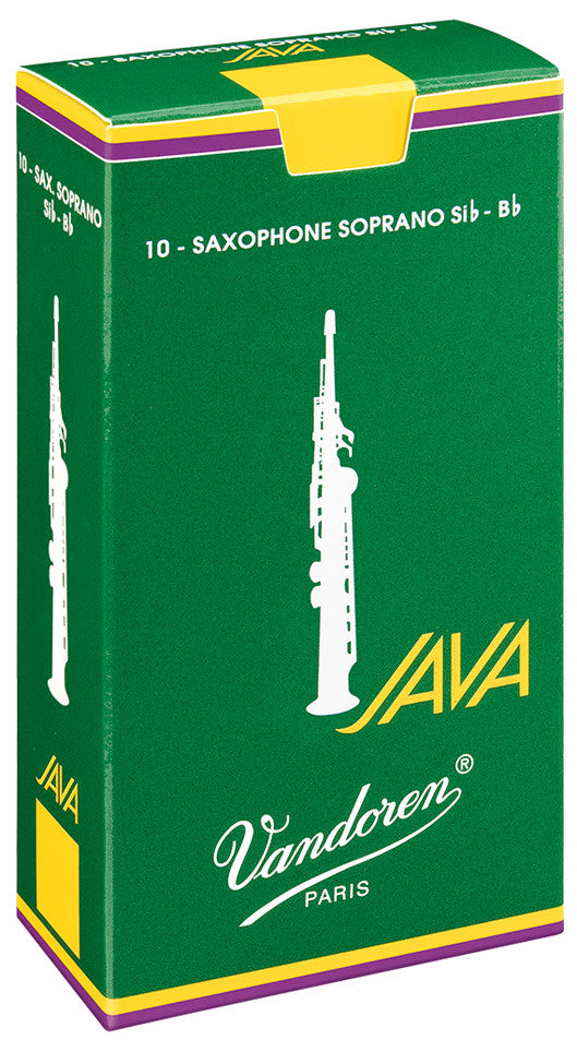 Caja de 10 cañas VANDOREN Java para saxofón soprano