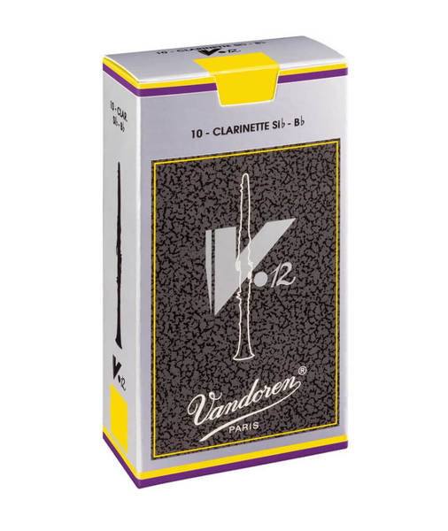 Caja de 10 cañas VANDOREN V12 para Clarinete