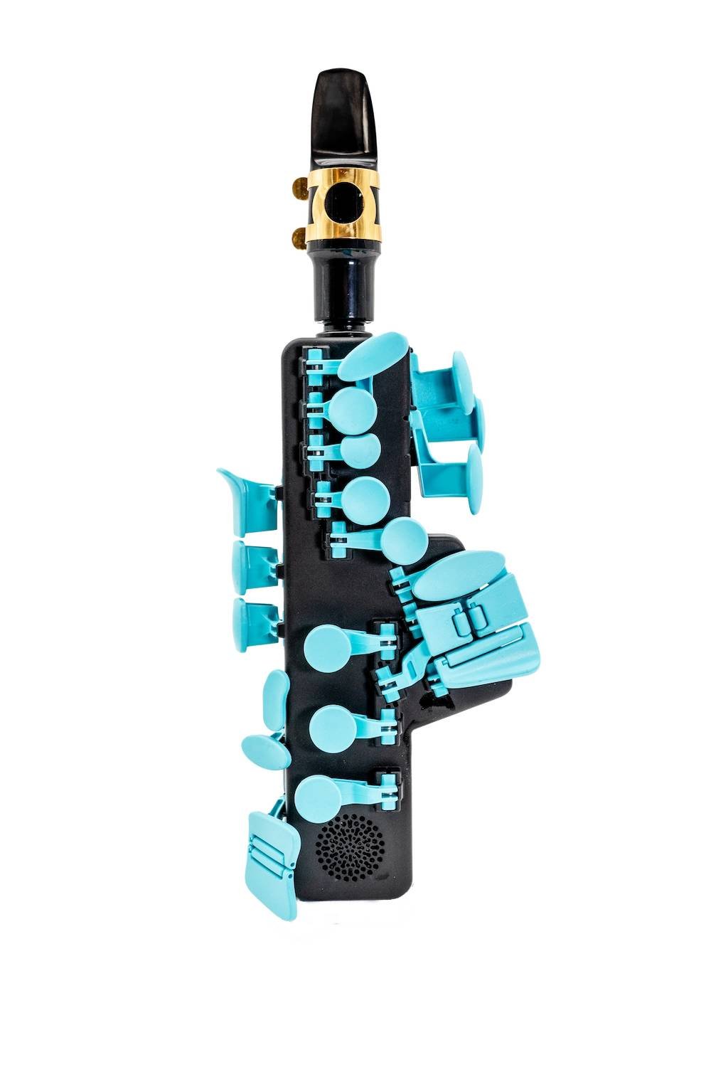 TRAVEL SAX 2 Saxophone Midi Controller Turquoise Keys