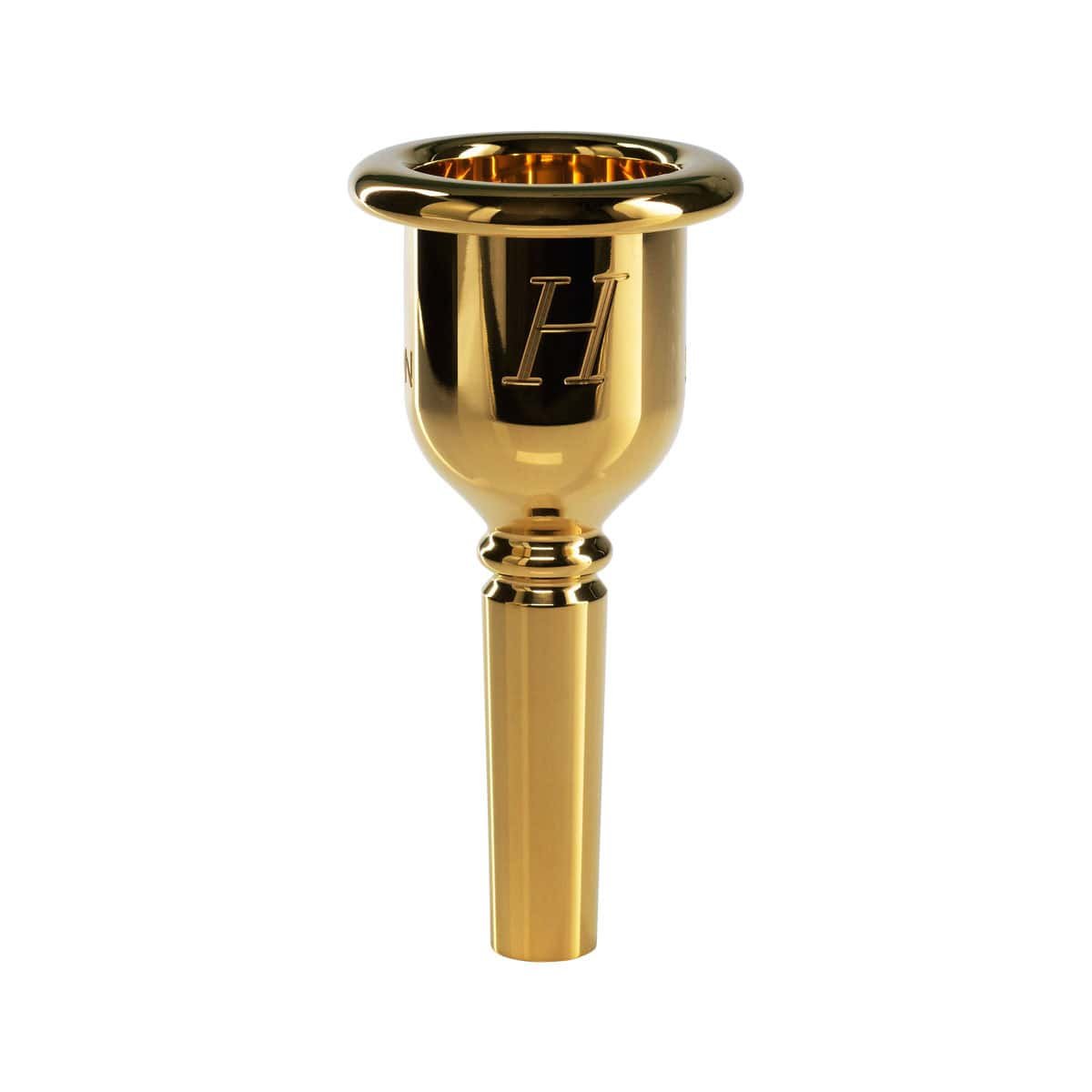 DENIS WICK Heritage Gold Plated Large Shank Trombone Mouthpiece