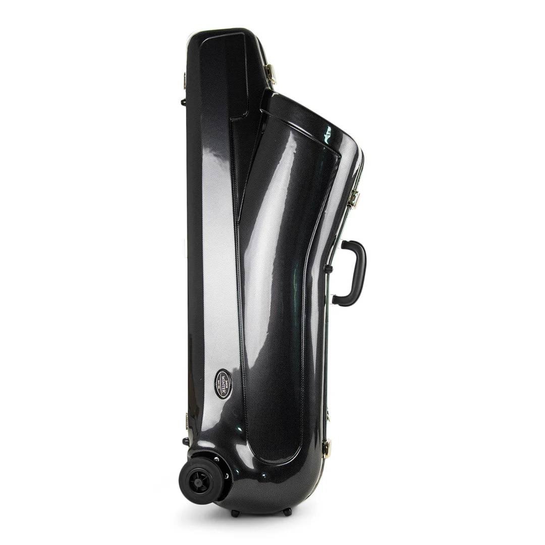 JAKOB WINTER Thermoshock Carbon Grey Wheels Baritone Saxophone Case