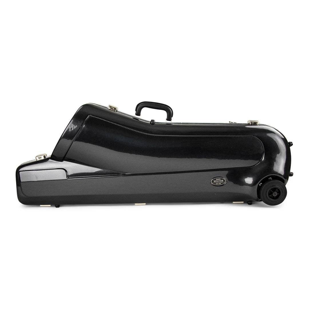 JAKOB WINTER Thermoshock Carbon Grey Wheels Baritone Saxophone Case