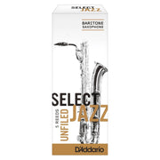 D'ADDARIO Select Jazz Unfiled 3 Soft Old Stock Baritone Saxophone Reeds