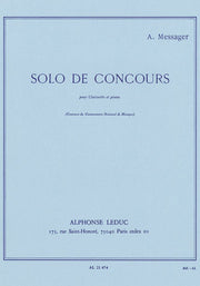 Solo de concours para clarinete e piano ANDRE MESSAGER