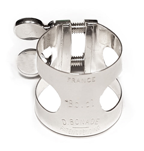 Abrazadera BONADE plateada para clarinete