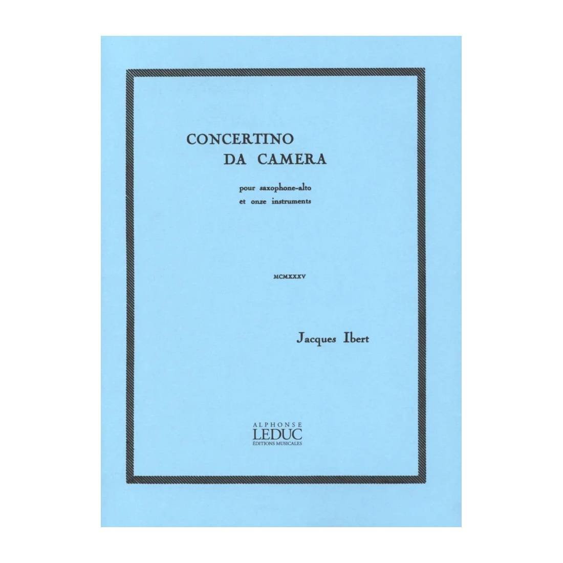Concertino da Camera JACQUES IBERT