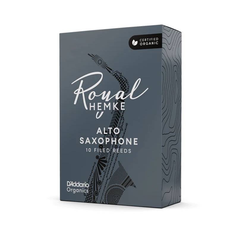 Caja 10 cañas D'ADDARIO Royal HEMKE Organic Saxofón Alto