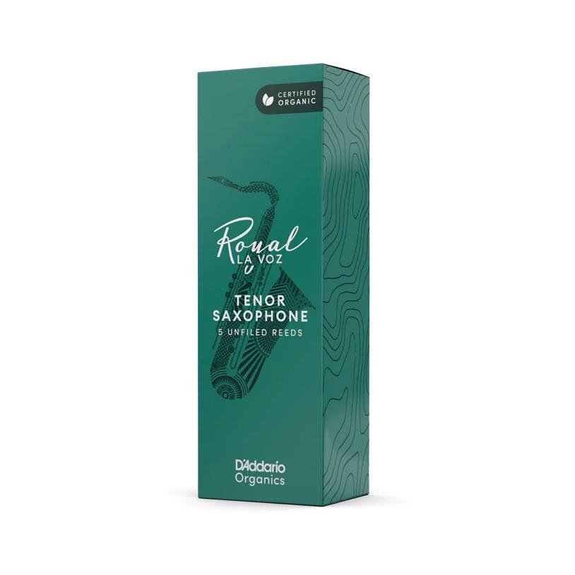 Caja 5 cañas D'ADDARIO Royal LA VOZ Organic Saxofón Tenor