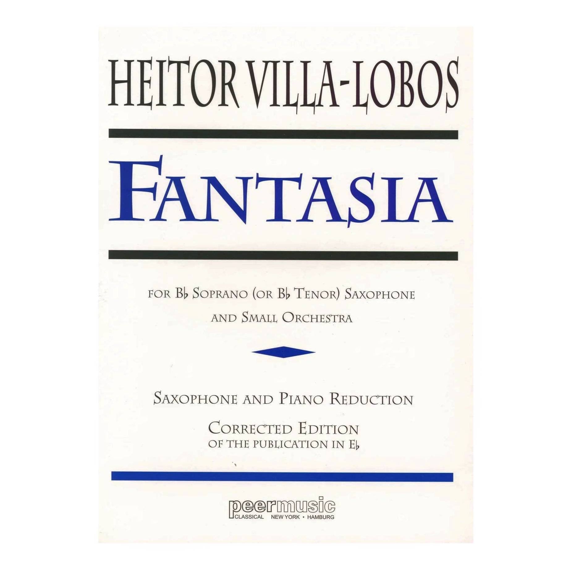 Fantasia para saxofón soprano HEITOR VILLA-LOBOS