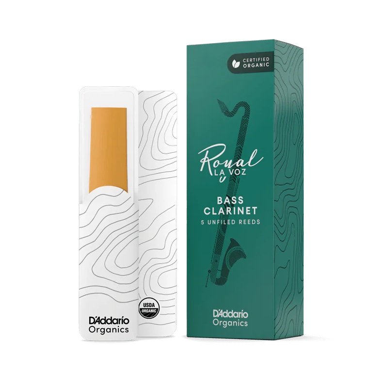 D'ADDARIO Royal LA VOZ Organic Bass Clarinet Reeds