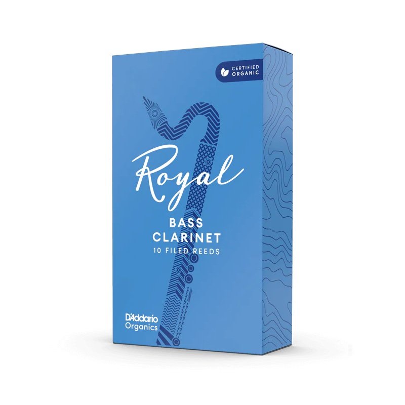 Caixa 10 palhetas D'Addario Royal ORGANIC Clarinete Baixo