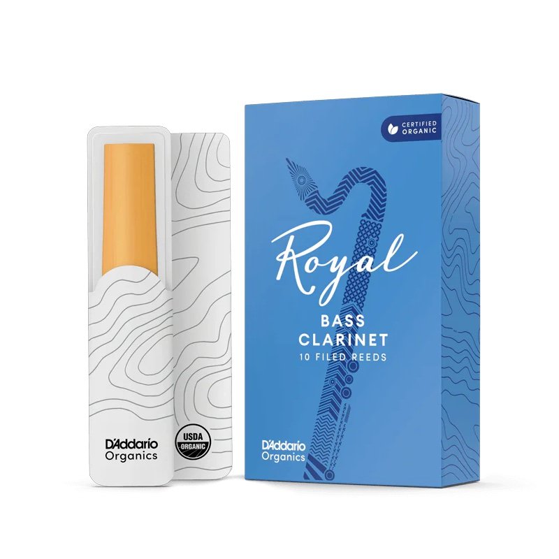 Caixa 10 palhetas D'Addario Royal ORGANIC Clarinete Baixo