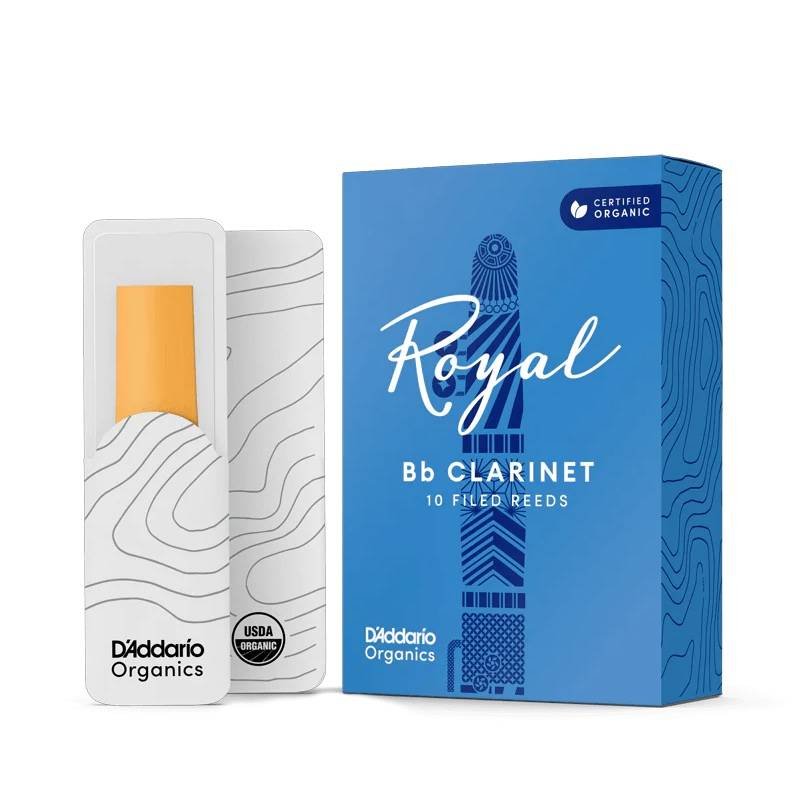 D'ADDARIO Royal ORGANIC Bb Clarinet Reeds