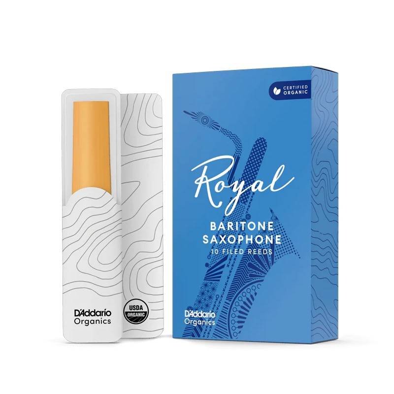 Caja 10 cañas D'ADDARIO Royal ORGANIC Saxofón Barítono