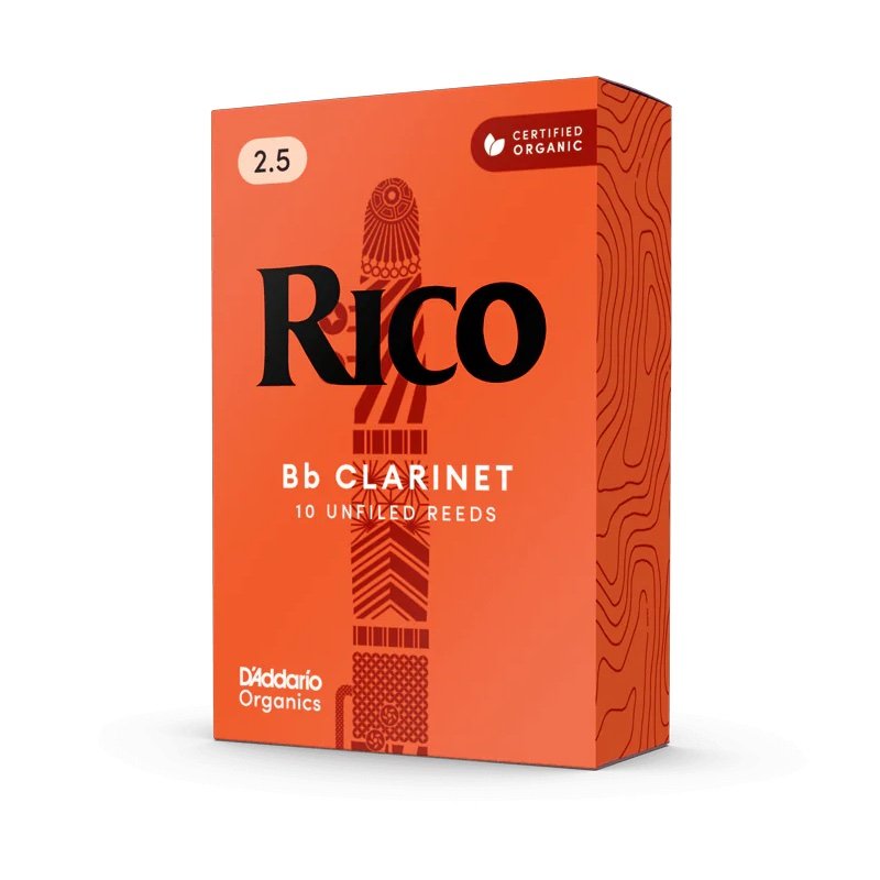 D'ADDARIO Rico ORGANIC Bb Clarinet Reeds