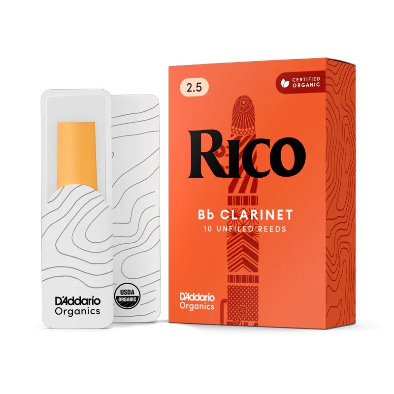 D'ADDARIO Rico ORGANIC Bb Clarinet Reeds