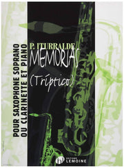 Memorias Tríptico for soprano saxophone or clarinet ITURRALDE