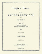 Douze Études-Caprices para saxofón E. BOZZA