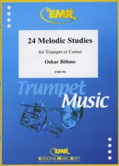 24 Melodic Studies para trompeta o corneta OSKAR BÖHME