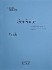 Sérénité para saxofone alto e piano M. MÉRIOT