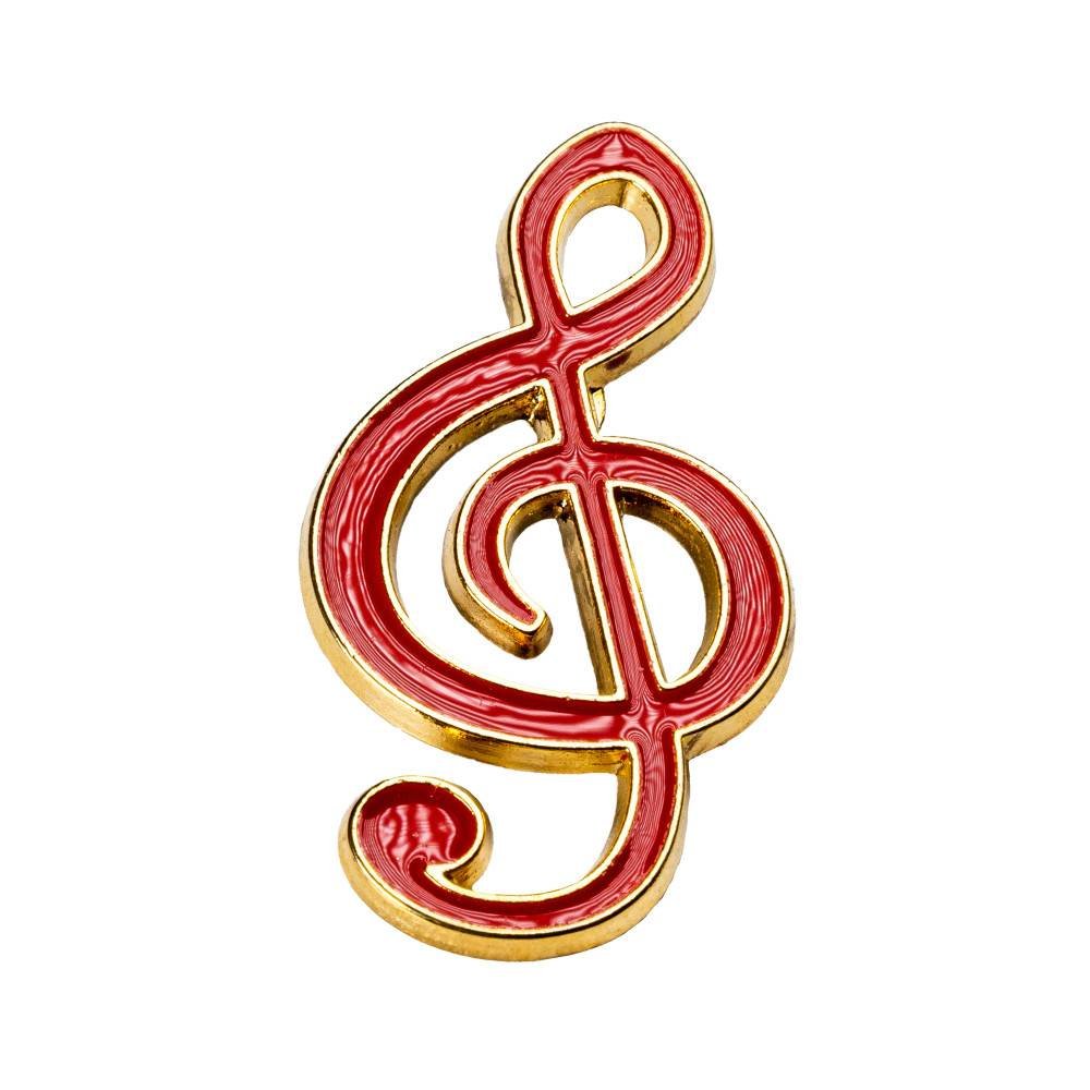 G'MUSICAL Treble clef Red Badge