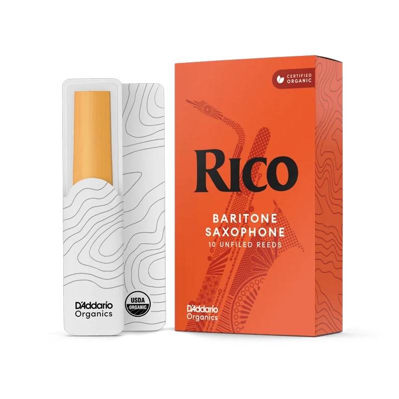 Plátek D'ADDARIO Rico ORGANIC pro barytonový saxofon