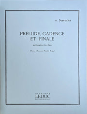 Prélude, Kadenz und Finale für Saxophon DESENCLOS