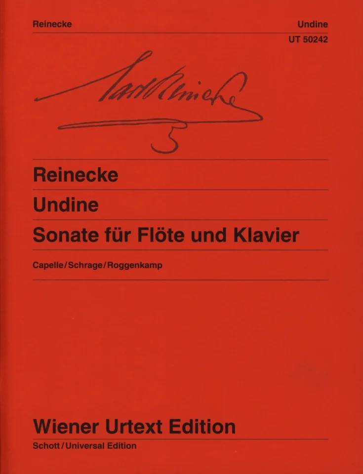Undine Sonata para flauta y piano C. REINECKE