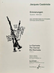 Erinnerungen für Bassklarinette J. CASTEREDE