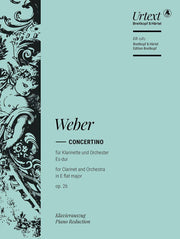 Concertino op. 26 pro klarinet WEBER